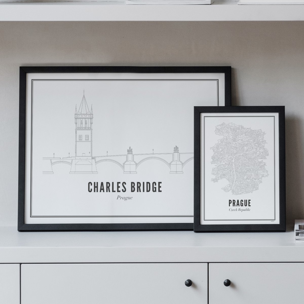 Affiches de Prague - Pont Charles | WIJCK.